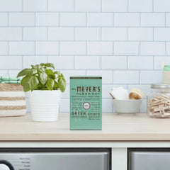 Meyers Dryer Sheets Basil 80ct