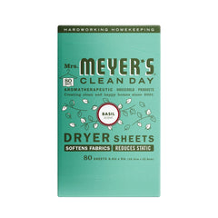 Meyers Dryer Sheets Basil 80ct