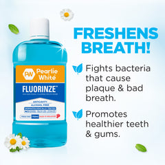 Pearlie White Fluorinze Fluoride Mouth Rinse 750ml