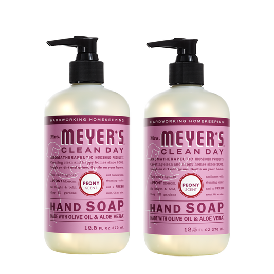 Liquid Hand Soap Peony 370ml x 2