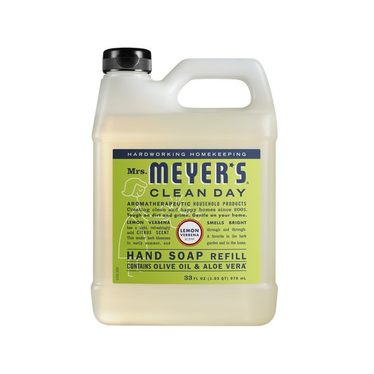 Mrs Meyers Liquid Hand Soap Refill Lemon Verbena 975ml