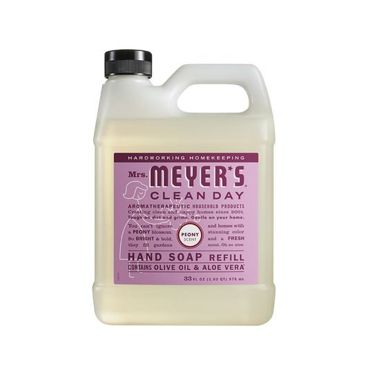 Mrs Meyers Liquid Hand Soap Refill Peony 975ml